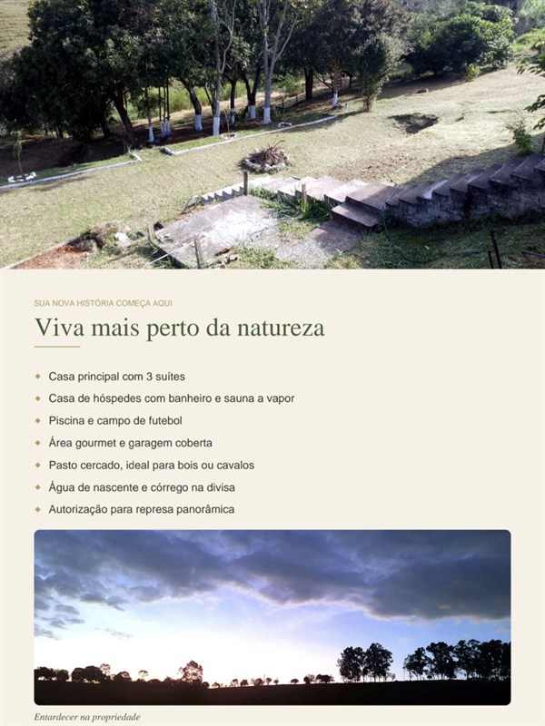 Chácara a Venda no Soledade de Minas em São Lourenço - Foto do Im�vel